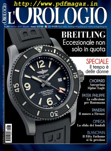 L’Orologio – Ottobre 2019 Cover