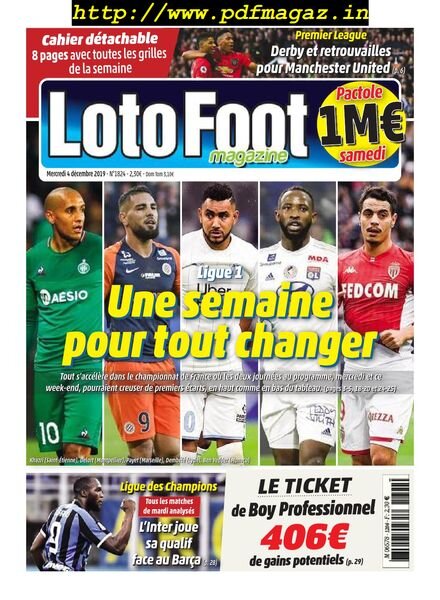 Loto Foot – 04 decembre 2019 Cover
