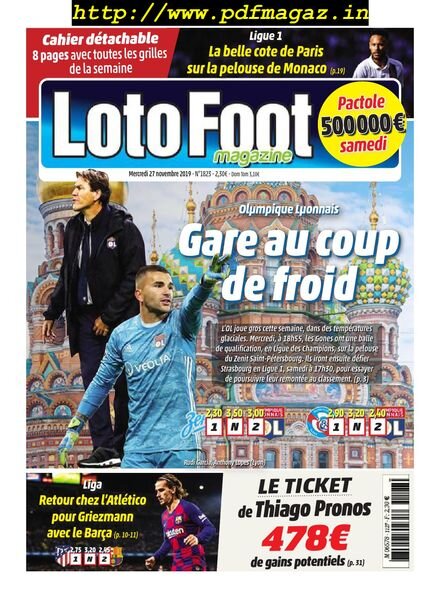 Loto Foot – 27 novembre 2019 Cover