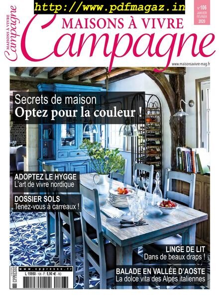Maisons a Vivre Campagne – janvier 2020 Cover