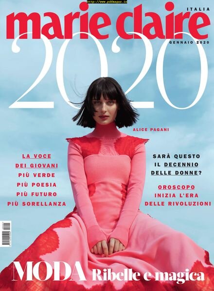 Marie Claire Italia – gennaio 2020 Cover