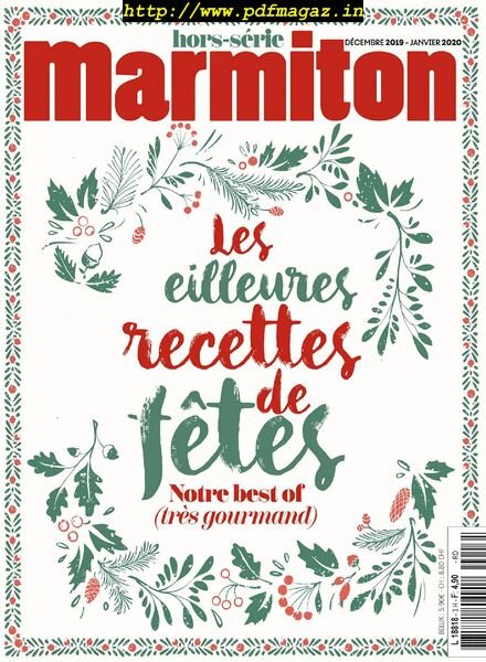 Marmiton – Hors-Serie – Decembre 2019 – Janvier 2020 Cover