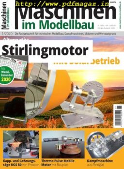 Maschinen im Modellbau – Dezember 2019