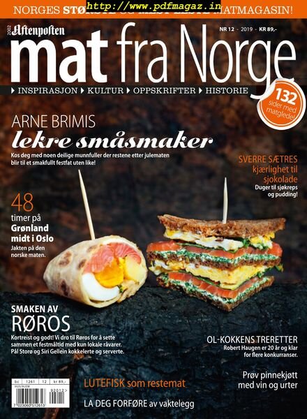 Mat fra Norge – desember 2019 Cover