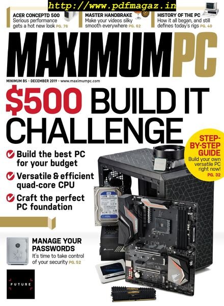 Maximum PC – December 2019 Cover