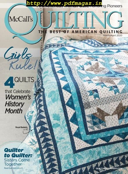 McCall’s Quilting – March-April 2020 Cover