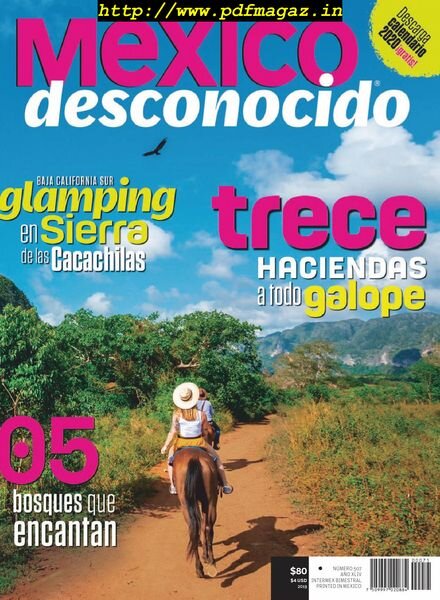 Mexico Desconocido – diciembre 2019 Cover