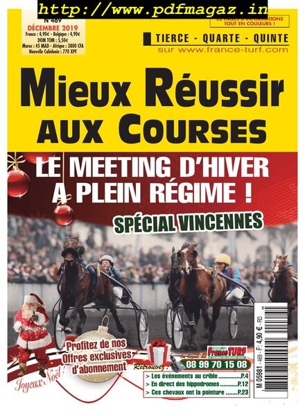 Mieux Reussir aux Courses – decembre 2019 Cover