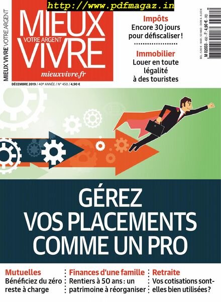 Mieux Vivre Votre Argent – decembre 2019 Cover