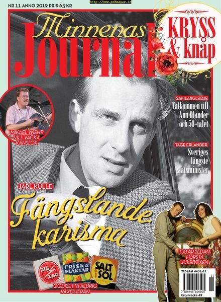 Minnenas Journal – 05 november 2019 Cover