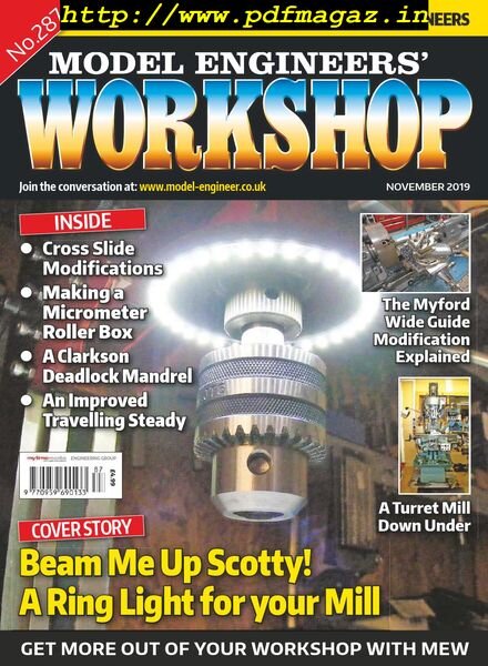 Model Engineers’ Workshop Magazine – November 2019 Cover