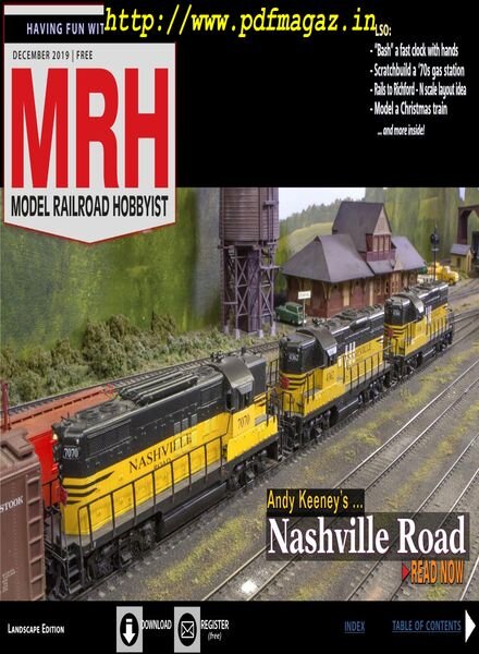 Model Railroad Hobbyist – December 2019 Cover