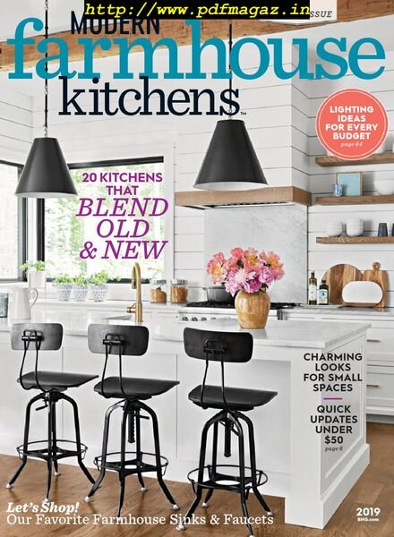 Modern Farmhouse Kitchens – (2019) Cover