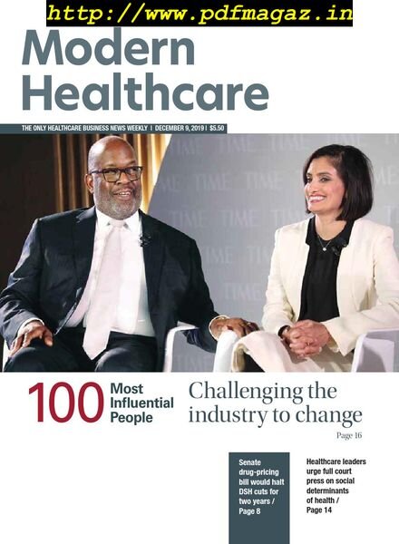 Modern Healthcare – December 09, 2019 Cover