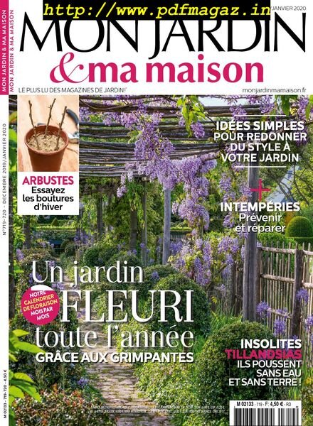 Mon Jardin & Ma Maison – decembre 2019 Cover