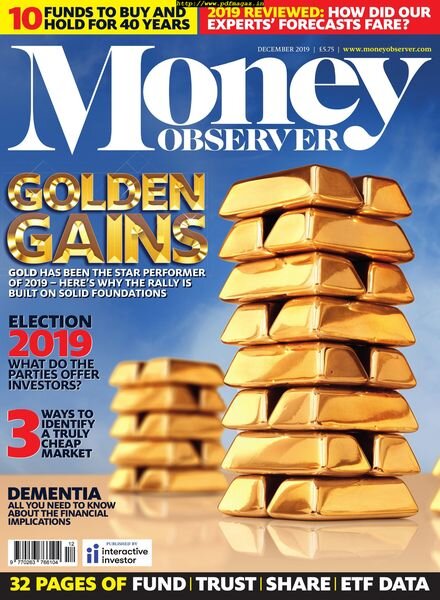 Money Observer – December 2019 Cover