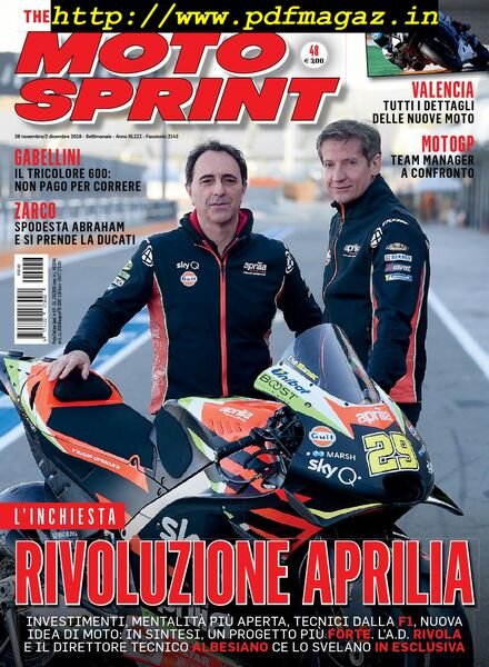 Moto Sprint – 26 Novembre 2019 Cover