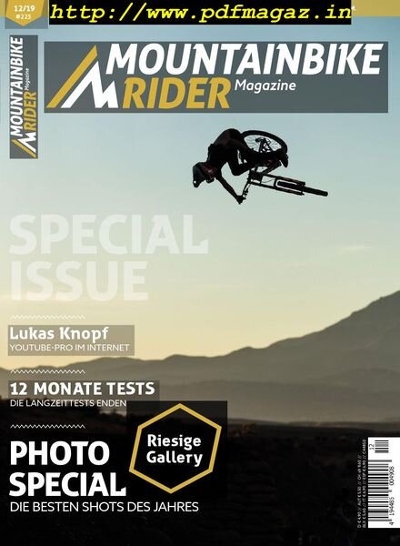 Mountainbike Rider – Dezember 2019 Cover