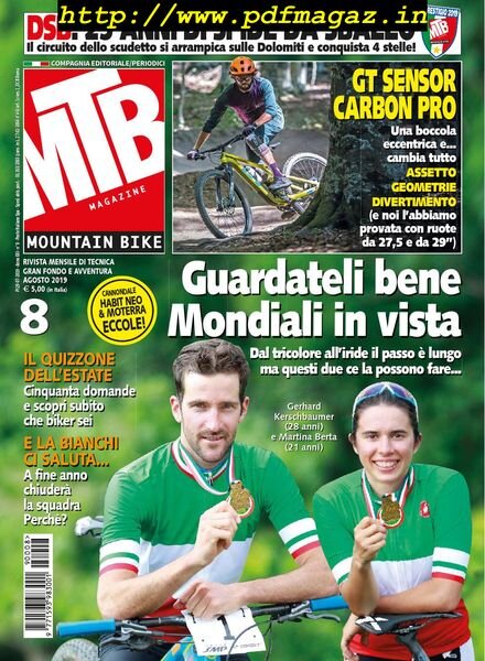 MTB Magazine – Agosto 2019 Cover