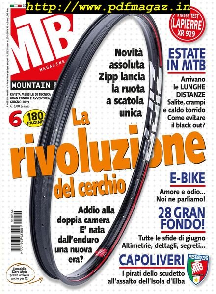 MTB Magazine – Giugno 2019 Cover