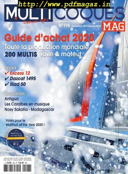 Multicoques Le Magazine – decembre-janvier 2019 Cover