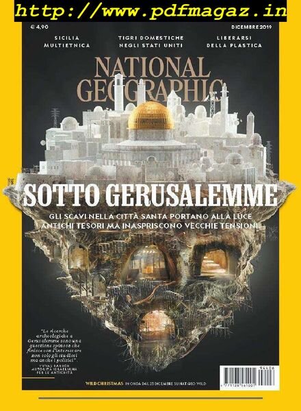 National Geographic Italia – dicembre 2019 Cover