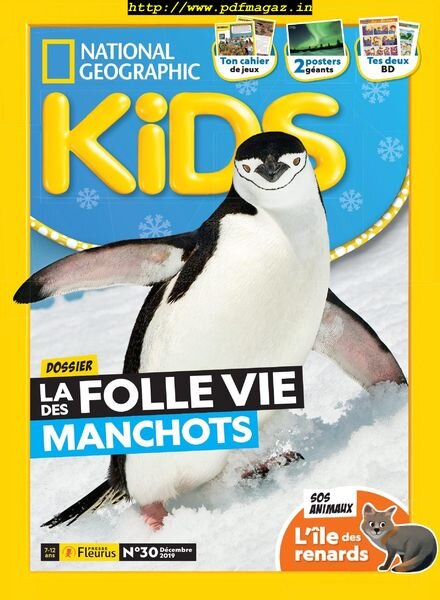 National Geographic Kids France – Decembre 2019 Cover