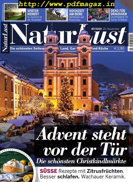 NaturLust – 20 November 2019 Cover