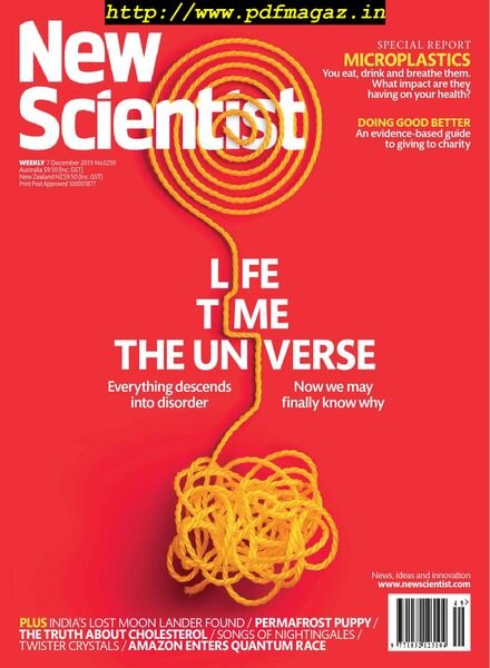 New Scientist Australian Edition – 07 December 2019 Cover
