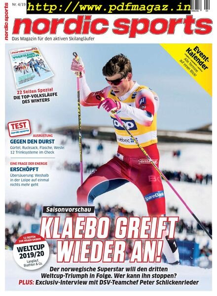Nordic Sports – Dezember 2019 Cover