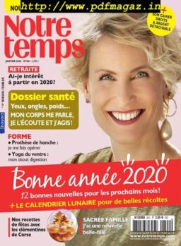 Notre Temps – Janvier 2020