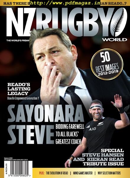 NZ Rugby World – December-January 2019 Cover