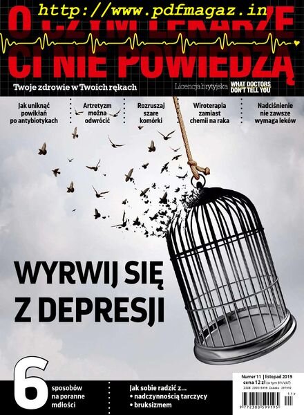O Czym Lekarze Ci Nie Powiedza – Listopad 2019 Cover