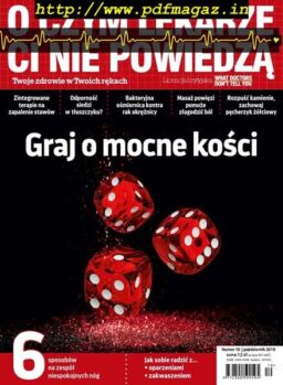 O Czym Lekarze Ci Nie Powiedza – Pazdziernik 2019