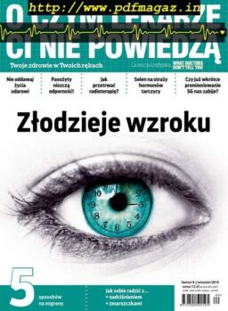 O Czym Lekarze Ci Nie Powiedza – Wrzesien 2019