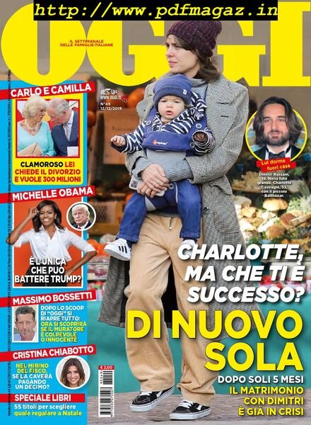 Oggi – 12 dicembre 2019 Cover