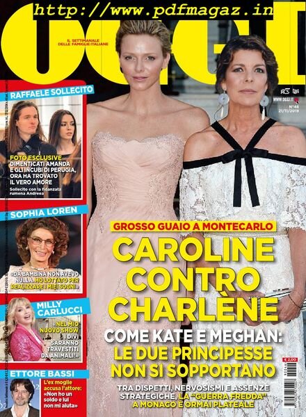 Oggi – 21 novembre 2019 Cover