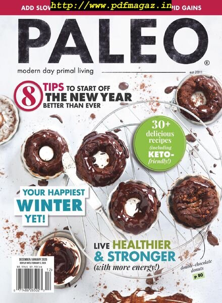 Paleo Magazine – December-January 2019 Cover
