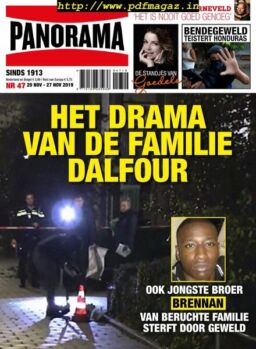 Panorama Netherlands – 20 november 2019