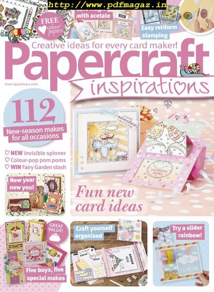PaperCraft Inspirations – January 2020 Cover