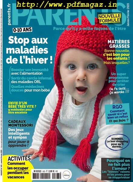 Parents France – 01 decembre 2019 Cover