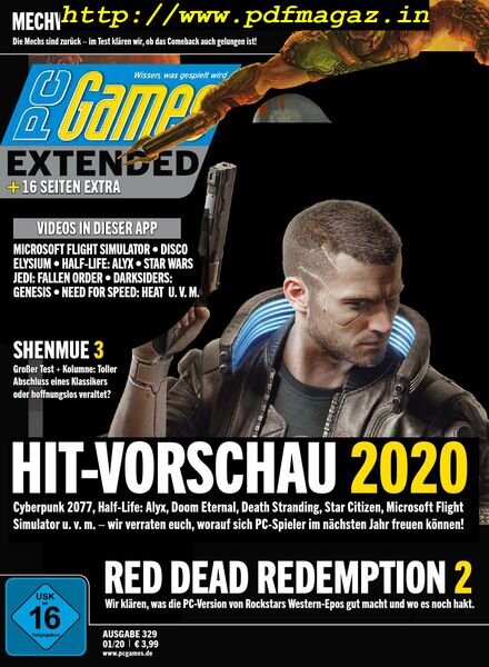 PC Games Germany – Januar 2020 Cover
