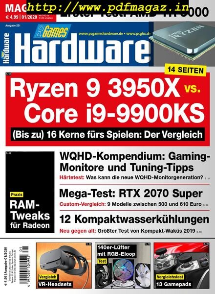 PC Games Hardware – Dezember 2019 Cover