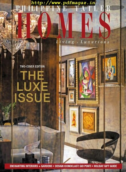 Philippine Tatler Homes – December 2019 Cover