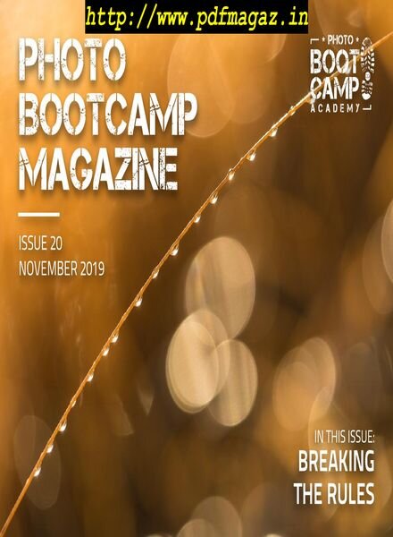 Photo BootCamp – November 2019 Cover