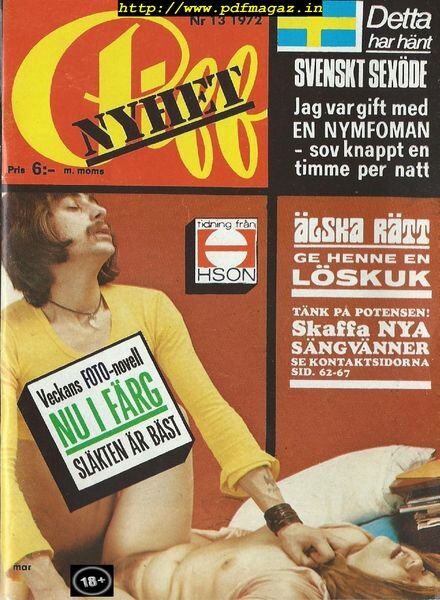 Piff Magazine – Nr 13, 1972 Cover