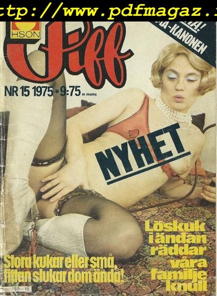 Piff – Nr 15, 1975 Cover