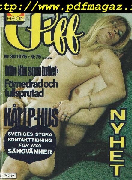 Piff – Nr 30, 1975 Cover