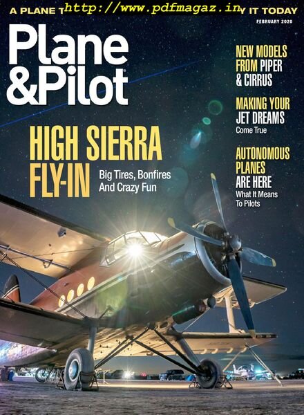 Plane & Pilot – January 2020 Cover