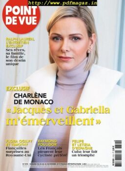 Point de Vue – 20 novembre 2019